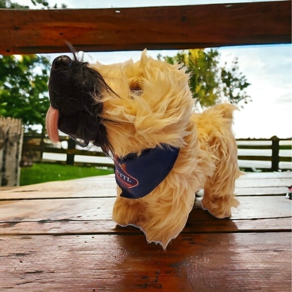 Goettl Air Conditioning Wheaton Terrier Dog Mascot Sadie Plush Puppy Stuffed Dog - Picture 2 of 8